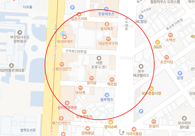 부산 서구 부민동1가 동아대부민캠퍼스인근 이면도로 상가임대 (16평) 토성역 도보4분거리 월세 매물번호 10164 사진 1
