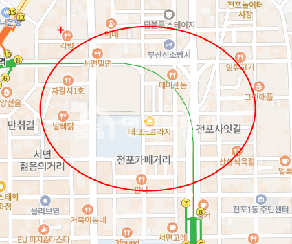 부산 부산진구 전포동 전포동 보증금과 임대료가 아주 좋은 7평 작은상가임대 월세 매물번호 10171 사진 1