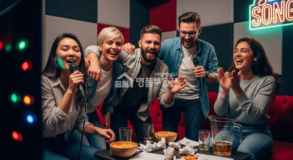 부산 동구 범일동 1동 노래방 양도양수 엘베있음 2층 룸3 홀(원탁가라오케) 홀테이블 3개 별도 월세 매물번호 10251 사진 1